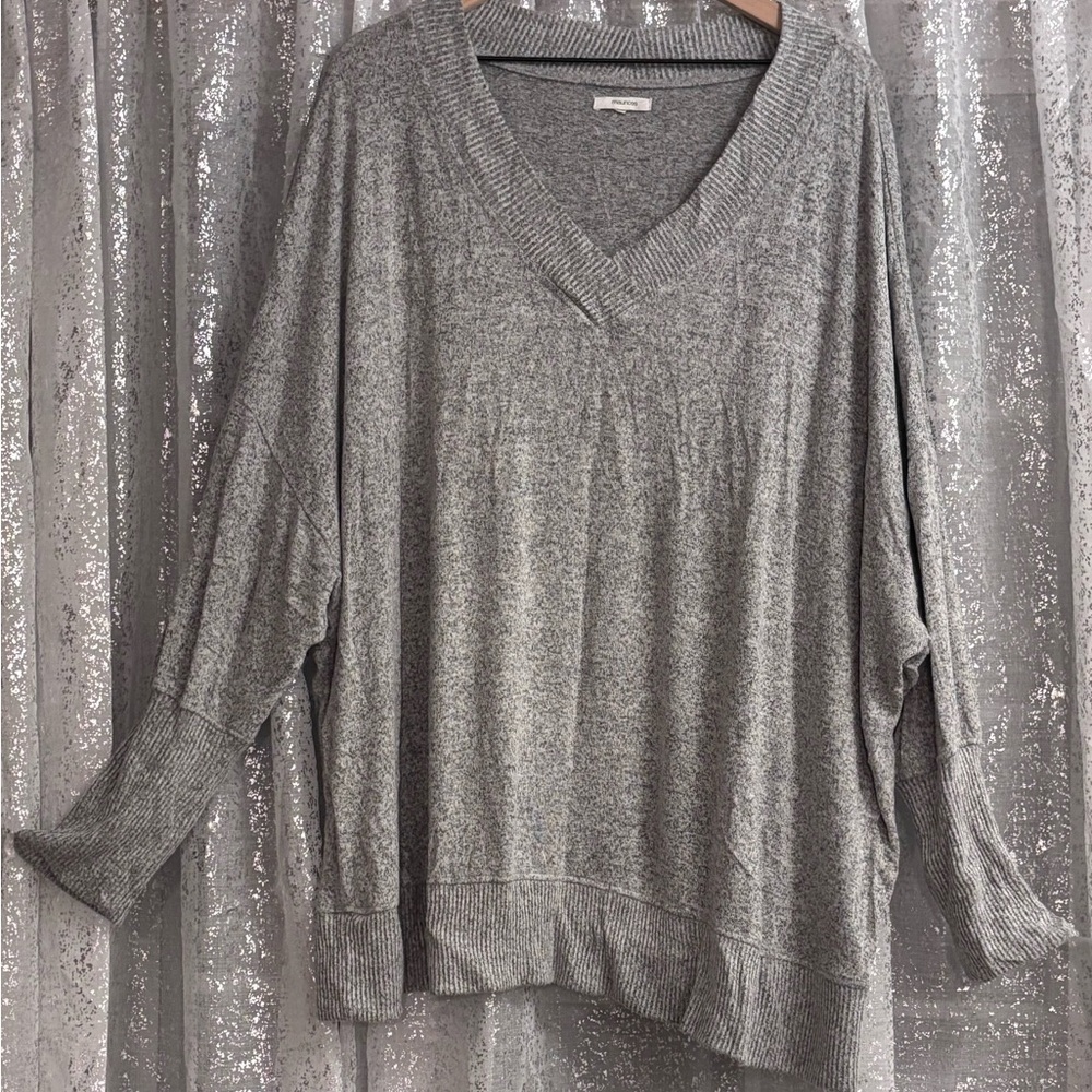 Maurices Heather Gray Knit Top